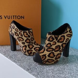 SOLD Sam Edelman Leopard Print Bootie